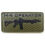 Шеврон M4 operator ПВХ олива